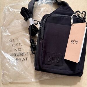 BEIS Black Belt Bag